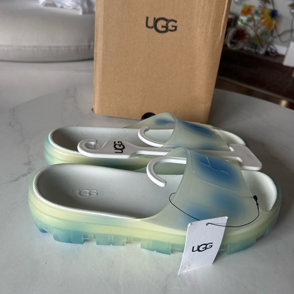 UGG Gradient Blue Slide Sandals - Picture 2 of 4